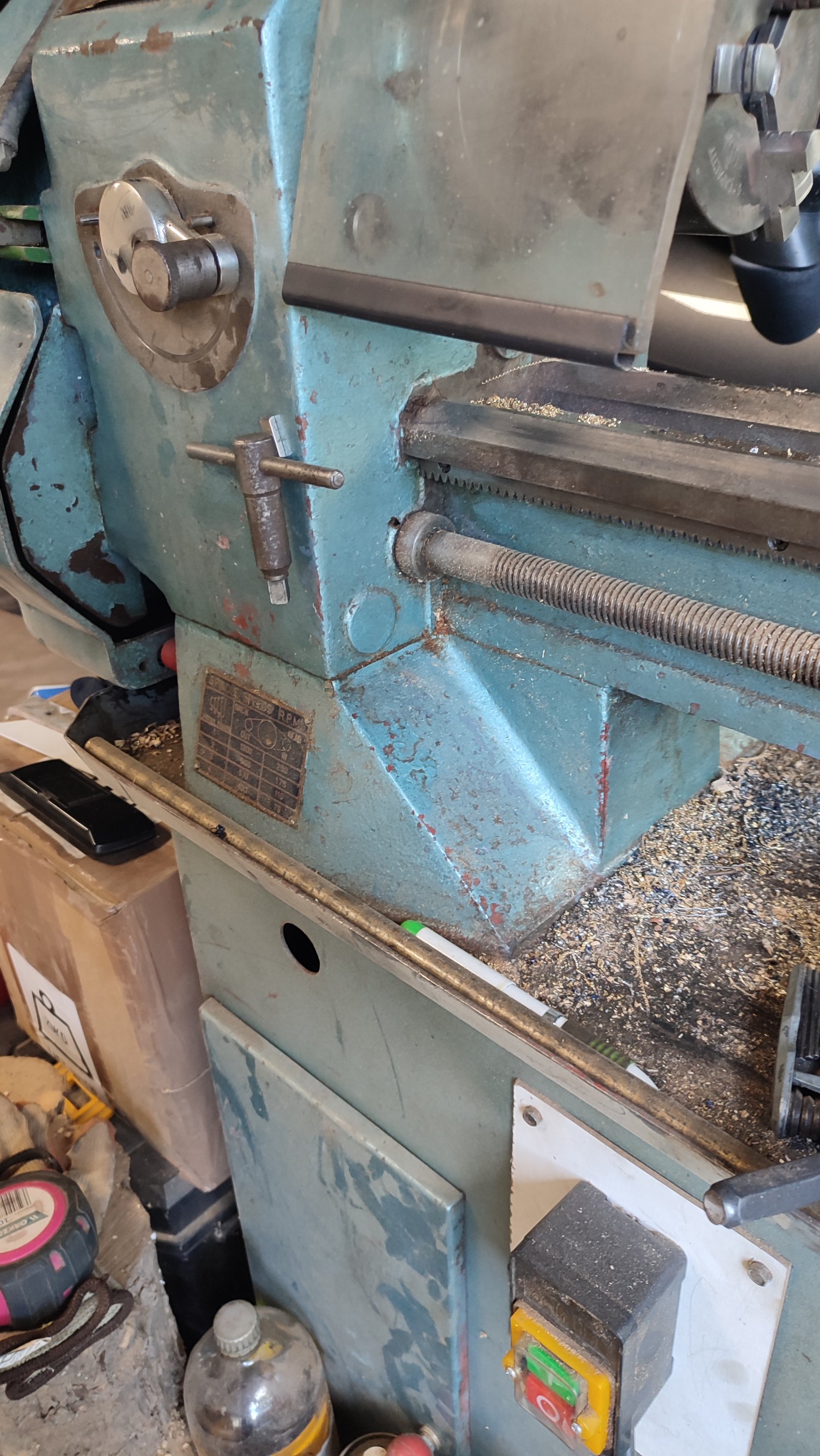 TDS 1 S Headstock area