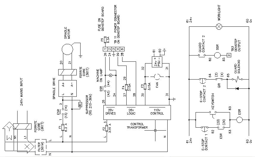 Micromill 2000 power circuit.JPG